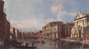 Bernardo Bellotto Painting - View Of The Grand Canal At San Stae urban Bernardo Bellotto